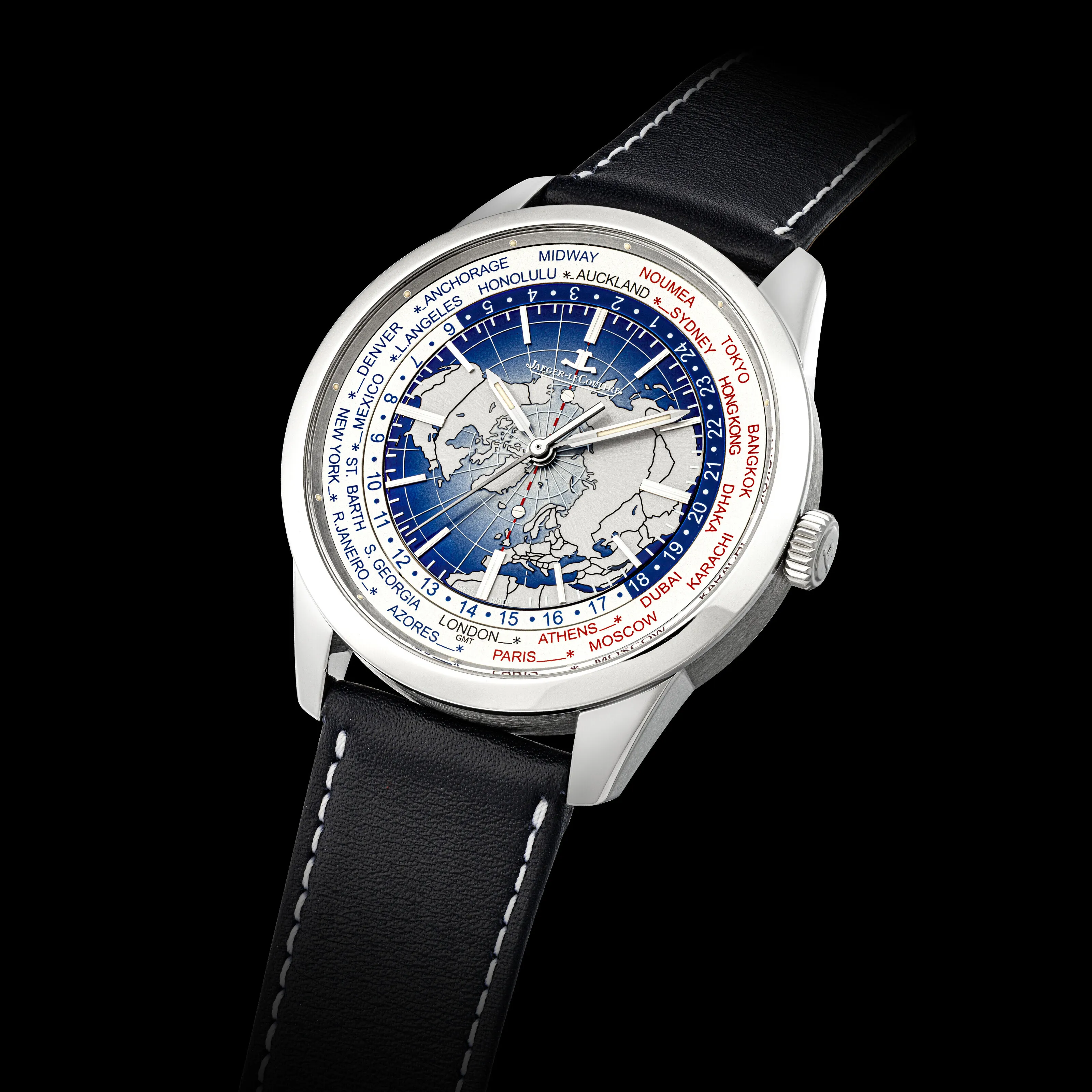 Jaeger-LeCoultre Geophysic Universal Time 503.8.T2.S 42mm Stainless steel Blue