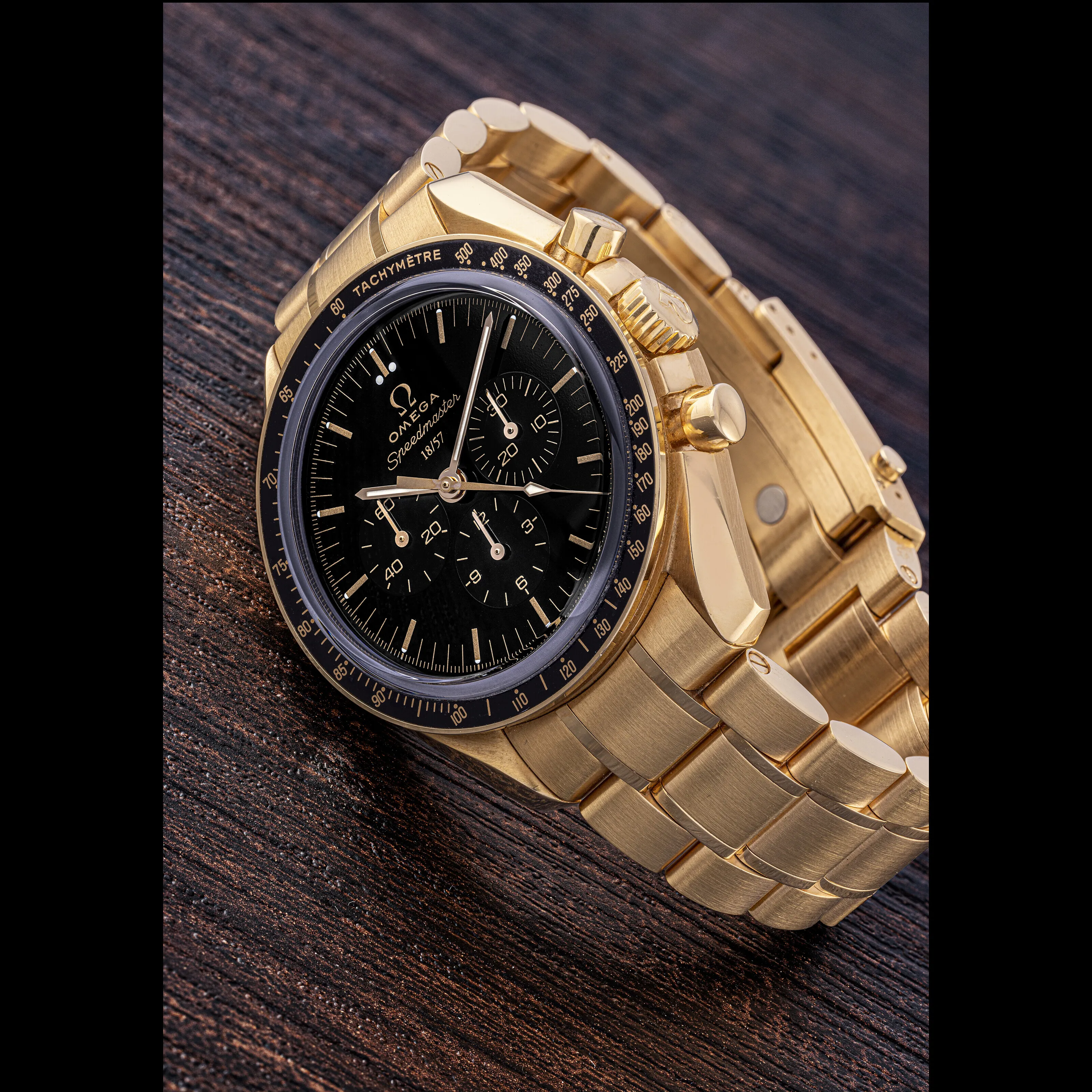 Omega Speedmaster Professional Moonwatch 311.63.42.50.01.001 42mm Rose gold Black