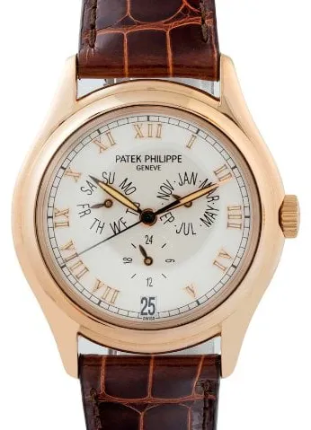 Patek Philippe Annual Calendar 5035R 37mm Rose gold White