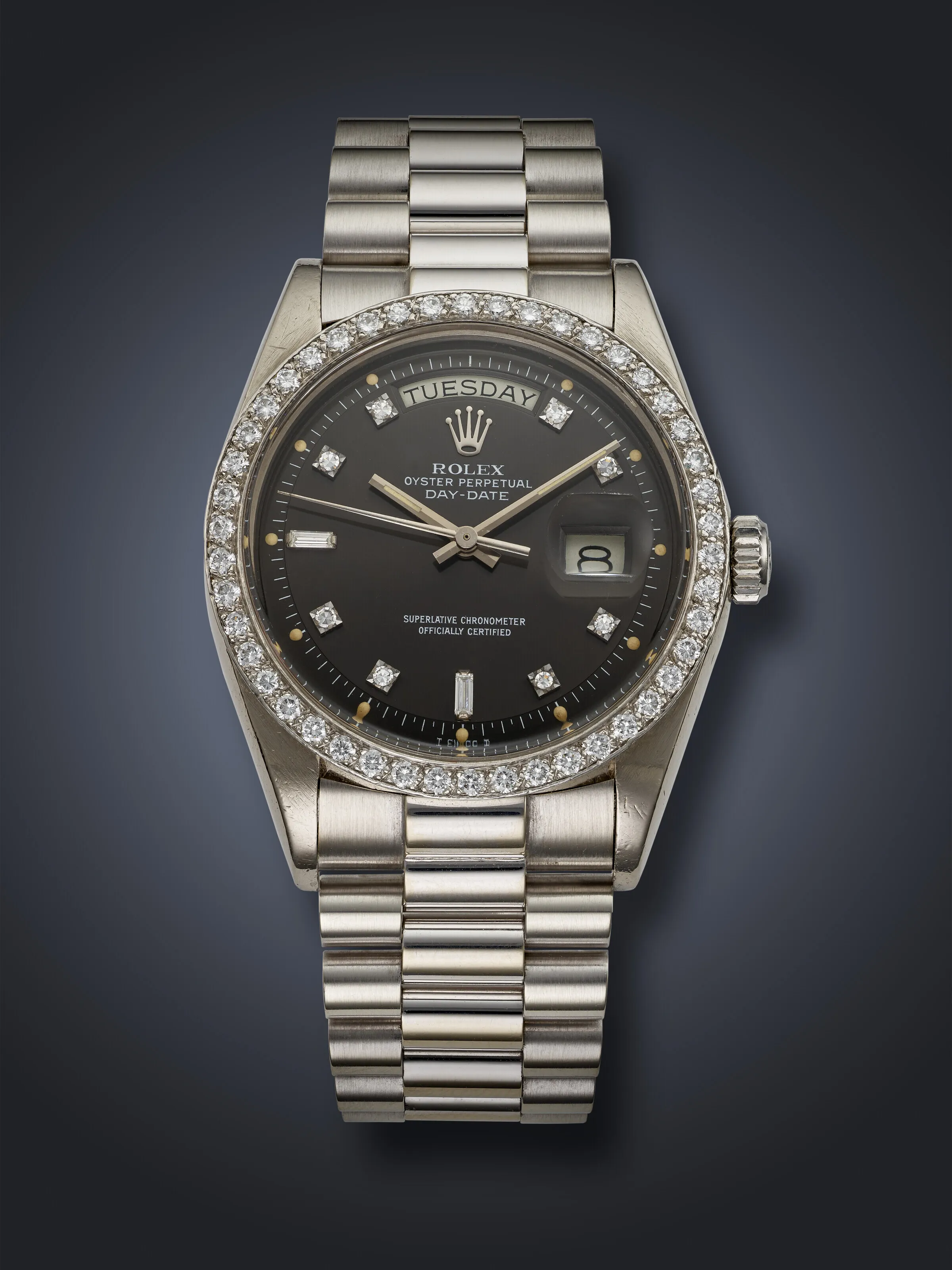 Rolex Day-Date 36 1804 36mm White gold Black