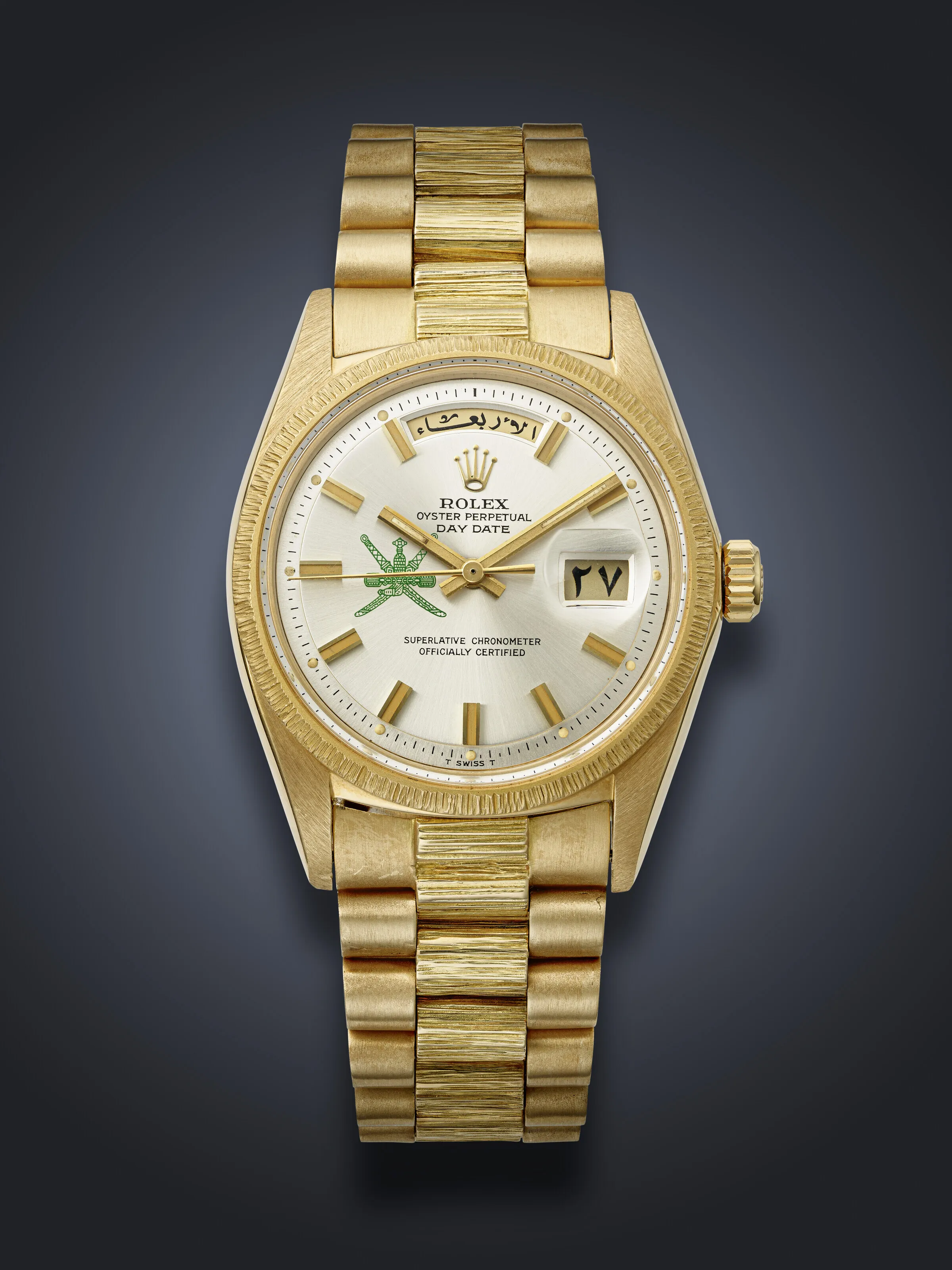 Rolex Day-Date 36 1811 36mm Yellow gold Silver