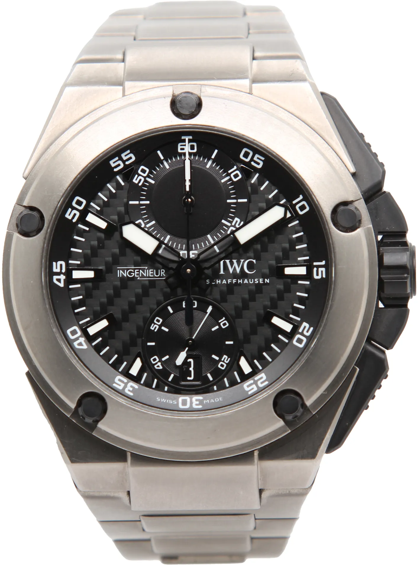 IWC Ingenieur Chronograph IW379602 45mm Titanium Black