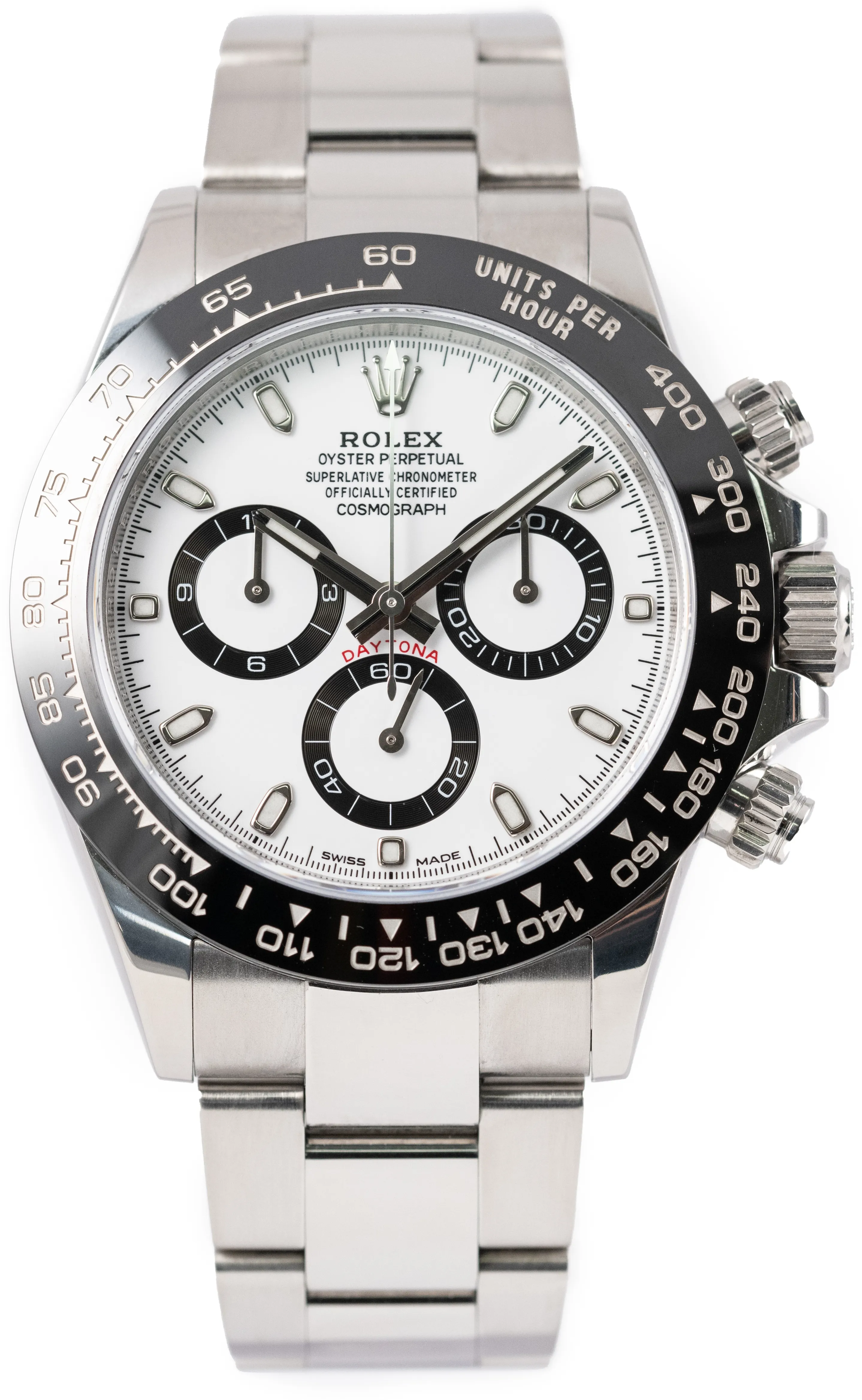 Rolex Daytona 116500LN 40mm Stainless steel White