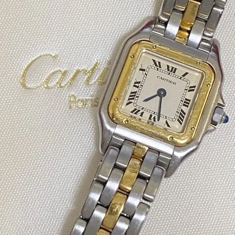 Cartier Panthère 166921 22mm Yellow gold and Stainless steel White