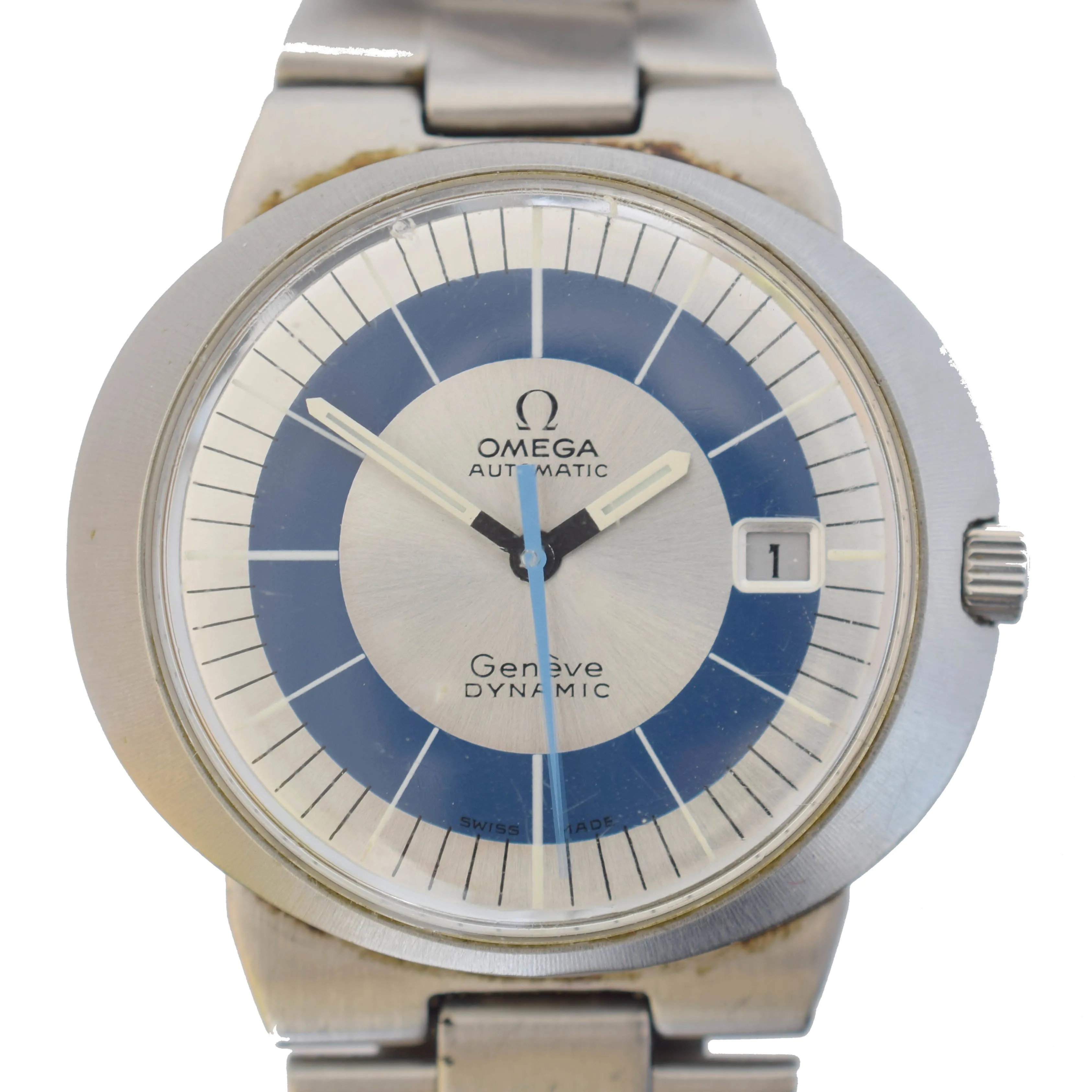 Omega Dynamic 40mm Stainless steel Blue and Gray