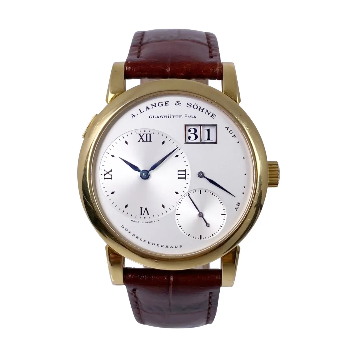 A. Lange & Söhne Lange 1 101.002 38.5mm Yellow gold Silver 12