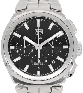 TAG Heuer Link Automatik Chronograph CBC2110.BA0603 Edelstahl Schwarz