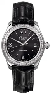 Glashütte Lady Collection 1-39-22-20-22-04 Stainless steel Black