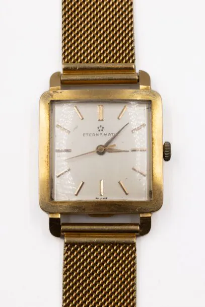 Eterna Eterna-Matic 30mm Yellow gold Silver