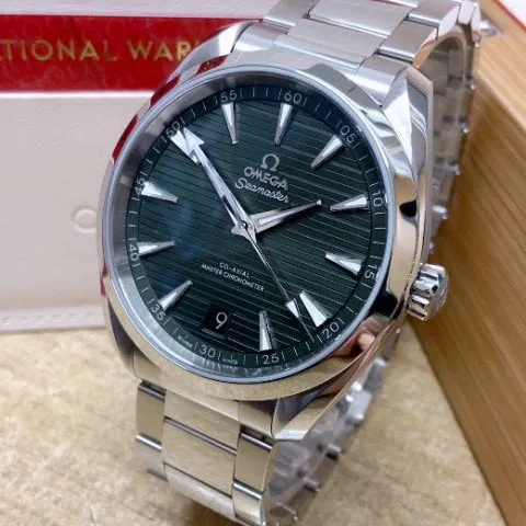 Omega Aqua Terra 220.10.41.21.10.001 41mm Stainless steel Green