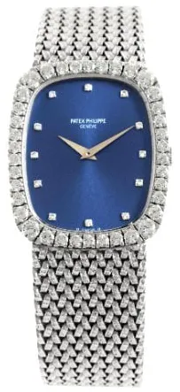Patek Philippe Ellipse 3617/1 28mm White gold Blue
