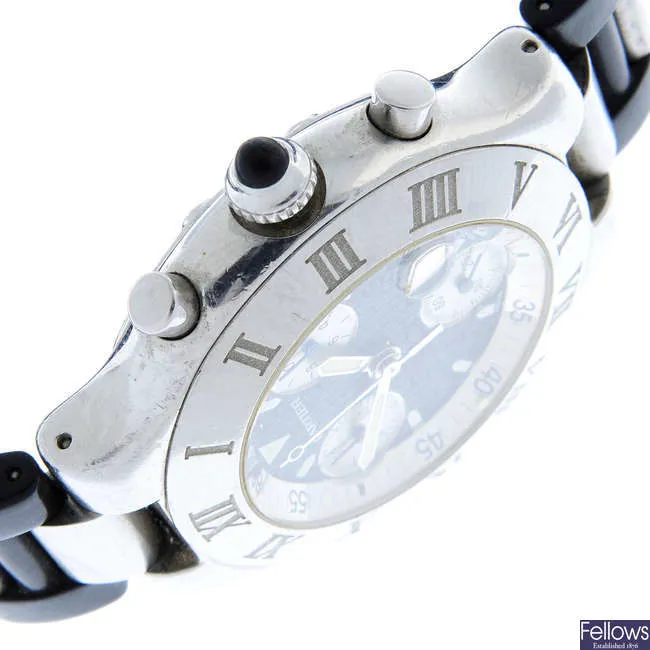 Cartier 21 Chronoscaph 2424 38mm Stainless steel Black 1