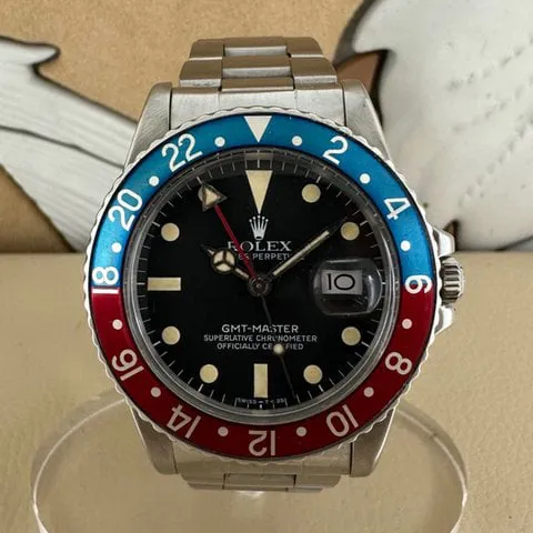 Rolex GMT-Master 16750 40mm Stainless steel Black