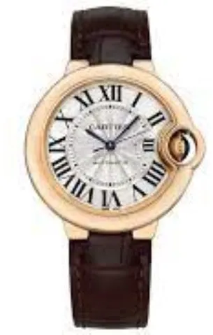 Cartier Ballon Bleu de Cartier W6920097 33mm Rose gold White