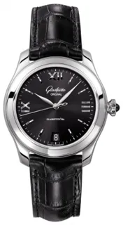 Glashütte Lady Collection 1-39-22-20-02-44 Stainless steel Black