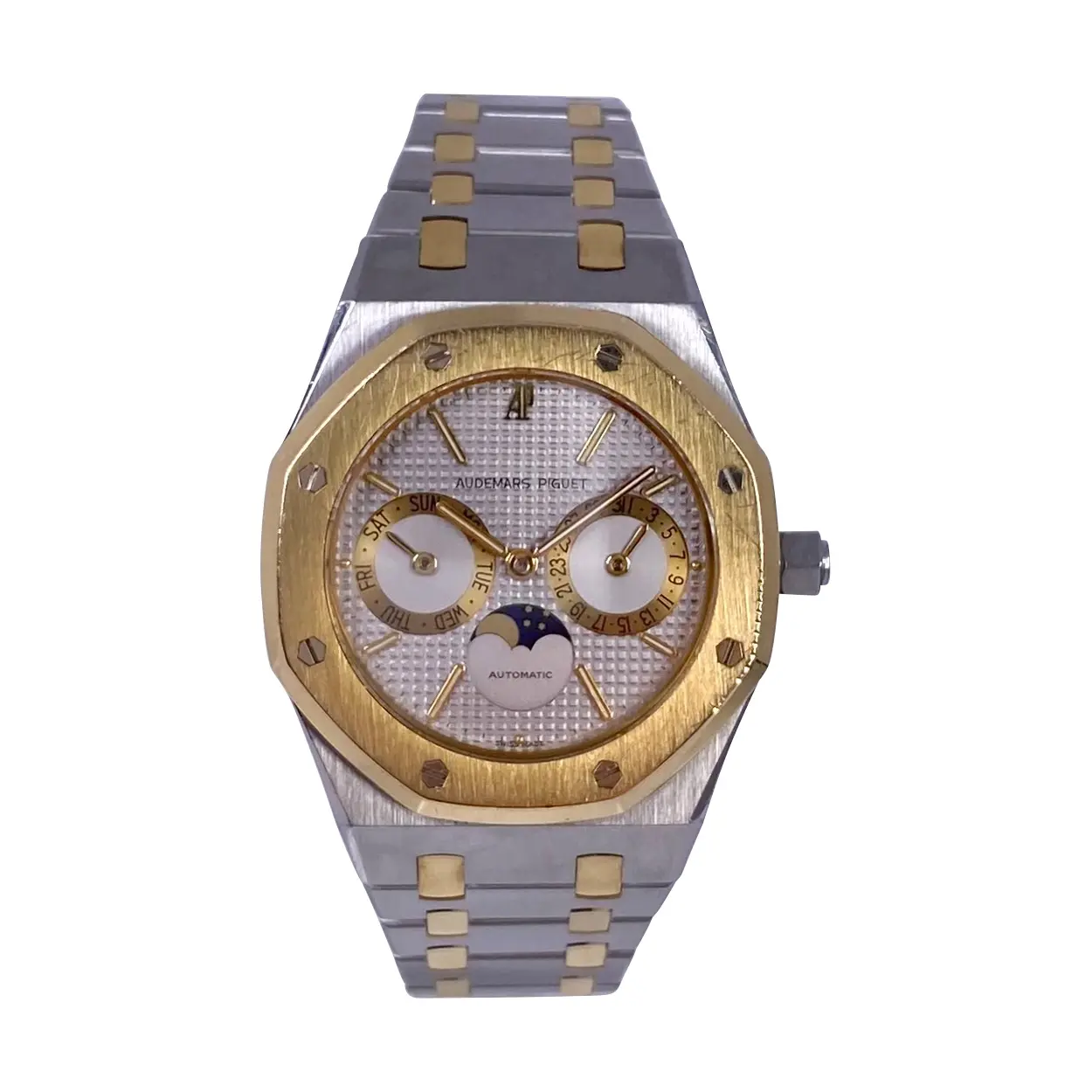 Audemars Piguet Royal Oak 25594SA 37mm Yellow gold and stainless steel Silver
