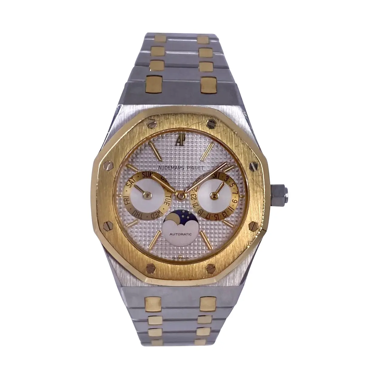 Audemars Piguet Royal Oak 25594SA 37mm Yellow gold and Stainless steel Silver