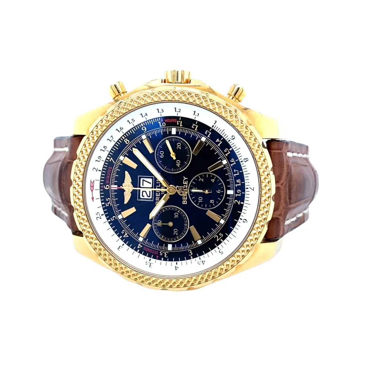 Breitling Bentley K4436212 49mm Yellow gold Black