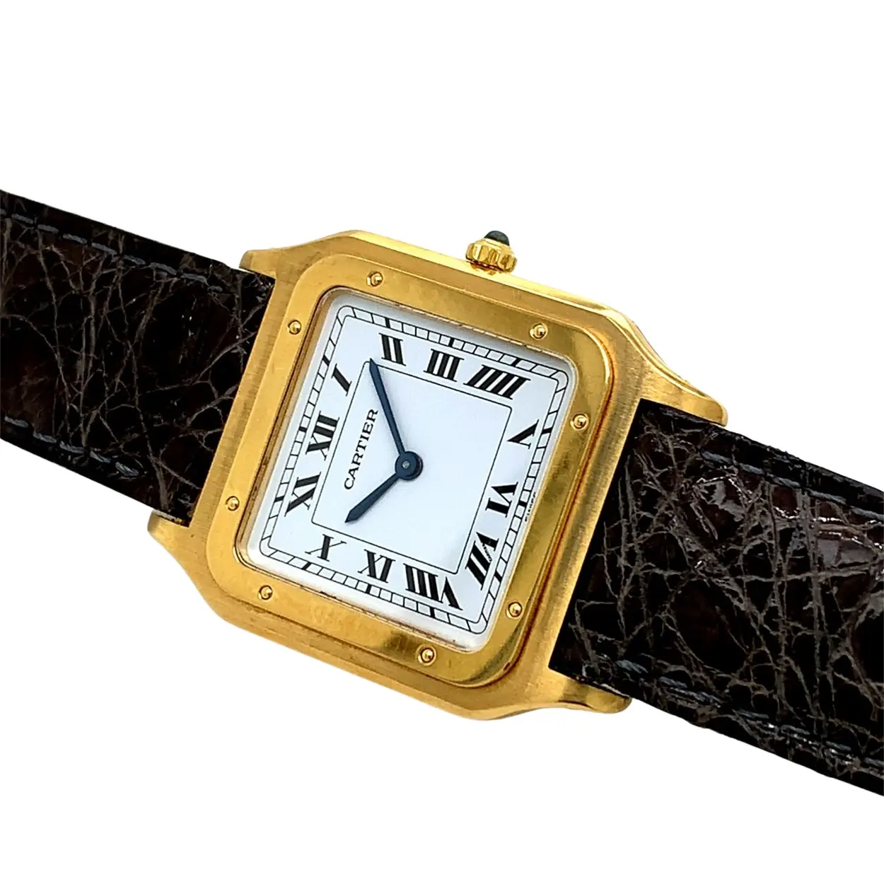 Cartier Santos Dumont 27mm Yellow gold White 1