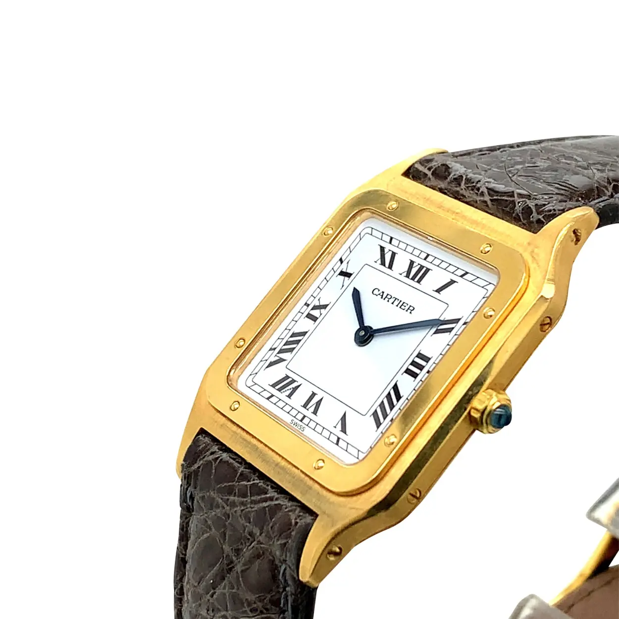 Cartier Santos Dumont 27mm Yellow gold White 4