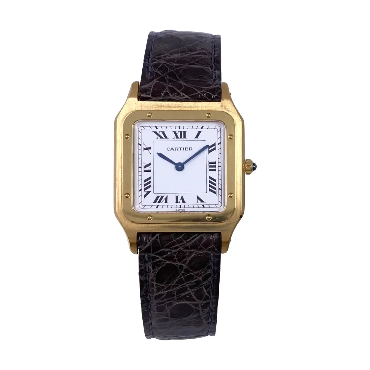 Cartier Santos Dumont 27mm Yellow gold White 8