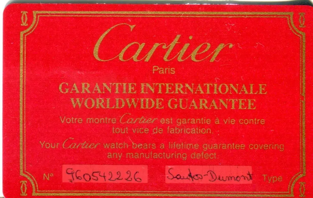 Cartier Santos Dumont 27mm Yellow gold White 12