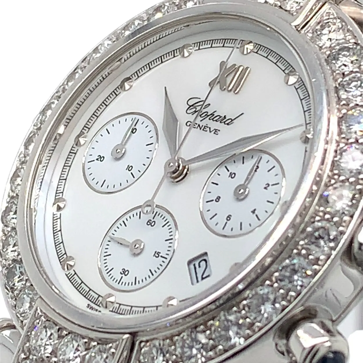 Chopard Imperiale 373168 37mm White gold Mother-of-pearl 5