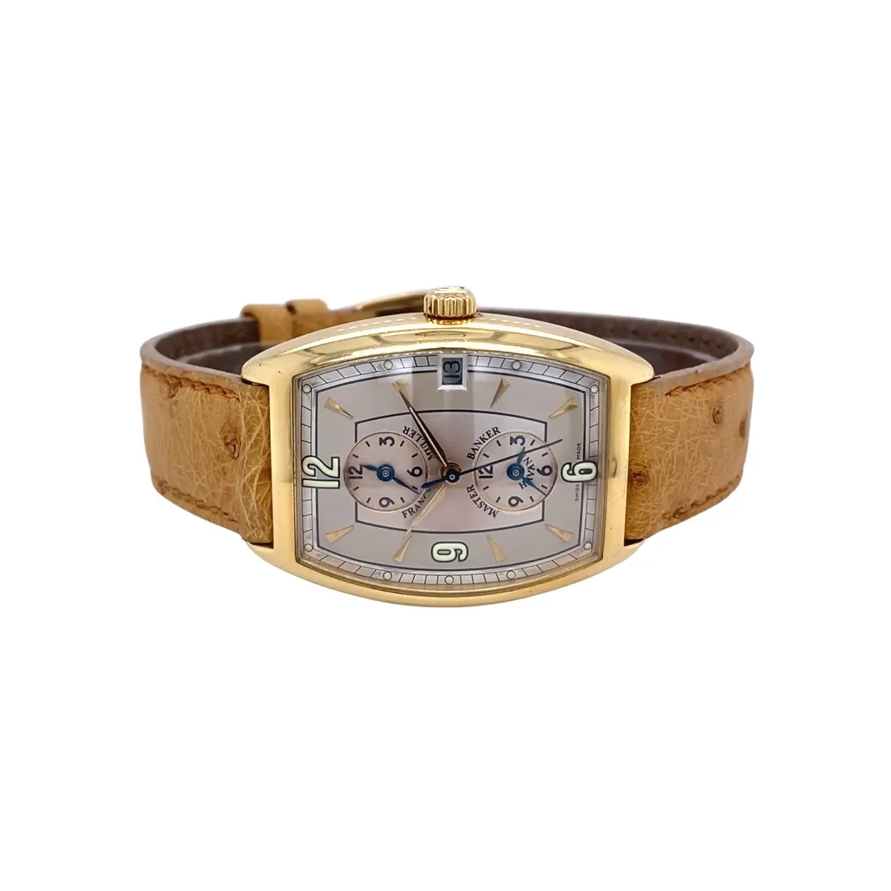 Franck Muller Master Banker 2852 M BK 31mm Yellow gold Silver 1