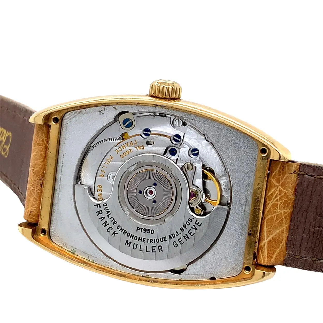 Franck Muller Master Banker 2852 M BK 31mm Yellow gold Silver 8