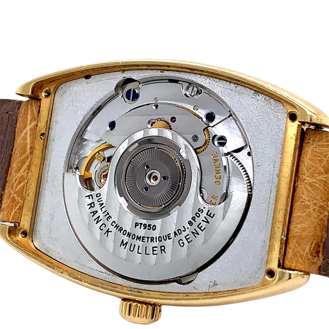 Franck Muller Master Banker 2852 M BK 31mm Yellow gold Silver 9