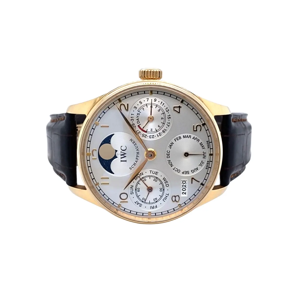 IWC Portugieser IW502213 42mm Yellow gold Silver 1