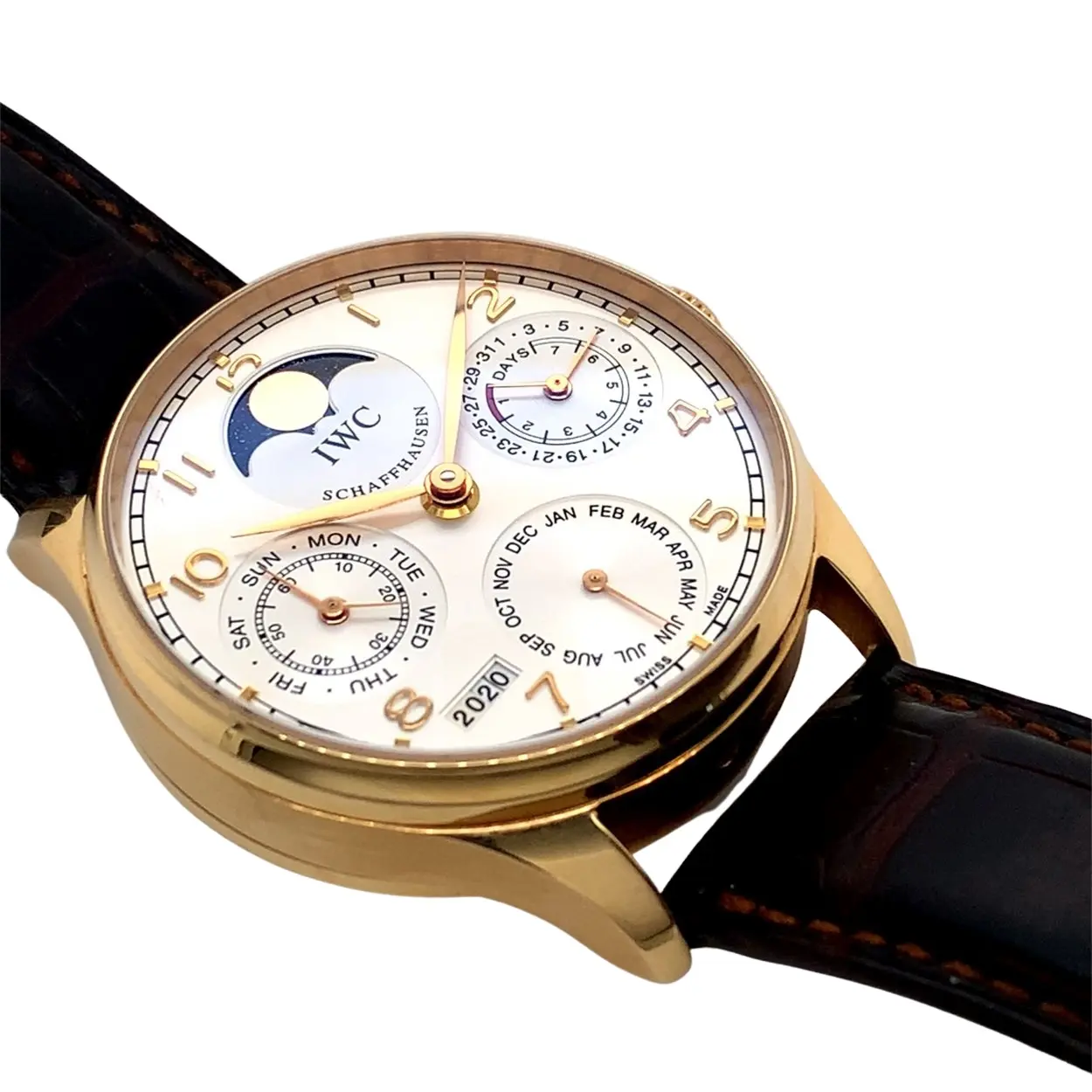 IWC Portugieser IW502213 42mm Yellow gold Silver 8