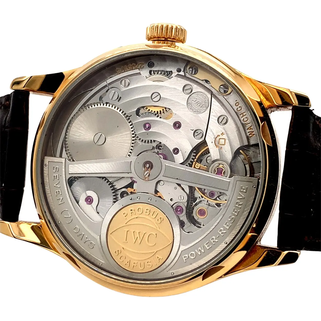 IWC Portugieser IW502213 42mm Yellow gold Silver 9