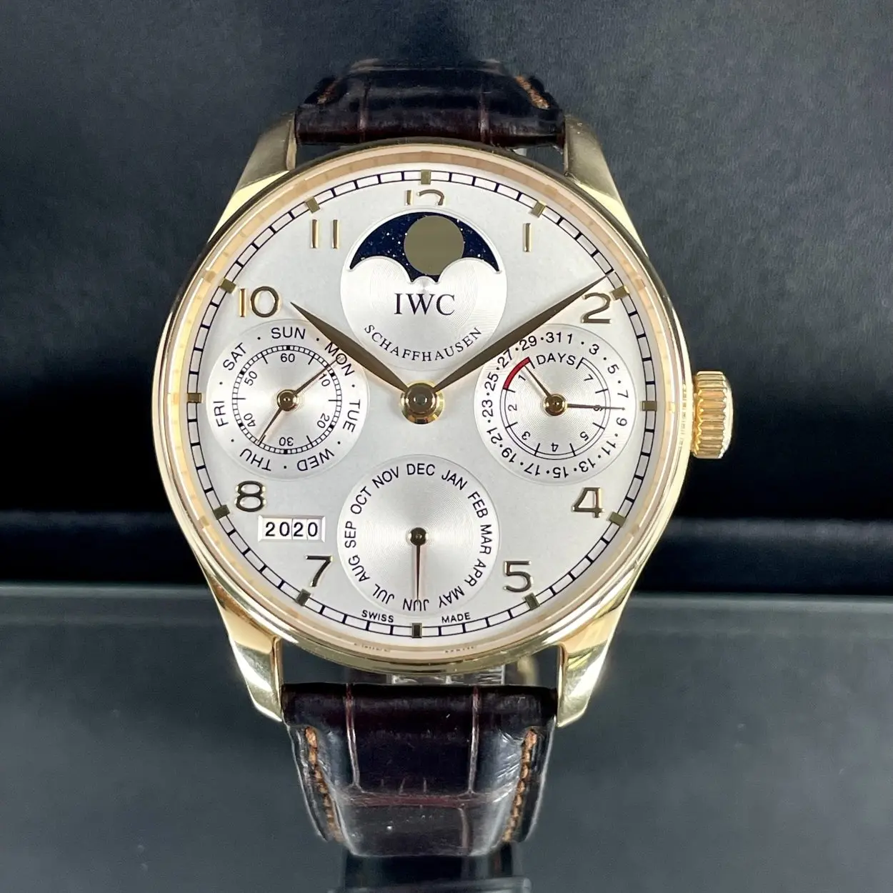 IWC Portugieser IW502213 42mm Yellow gold Silver 12