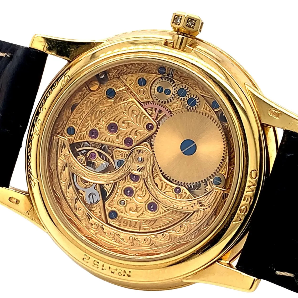 Omega Louis Brandt BA 156.769 34mm Yellow gold Enamel 8