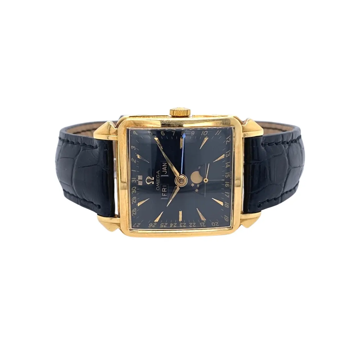 Omega Cosmic 3944 33mm Yellow gold Black 2