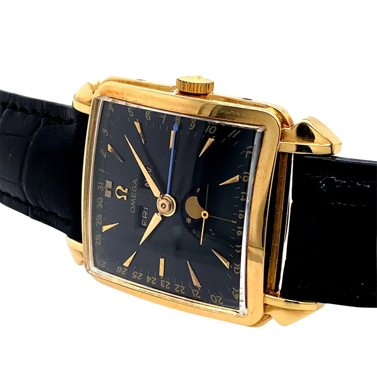 Omega Cosmic 3944 33mm Yellow gold Black 1