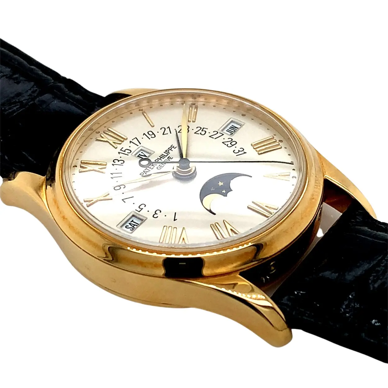 Patek Philippe Perpetual Calendar 5050 35mm Yellow gold Silver 6