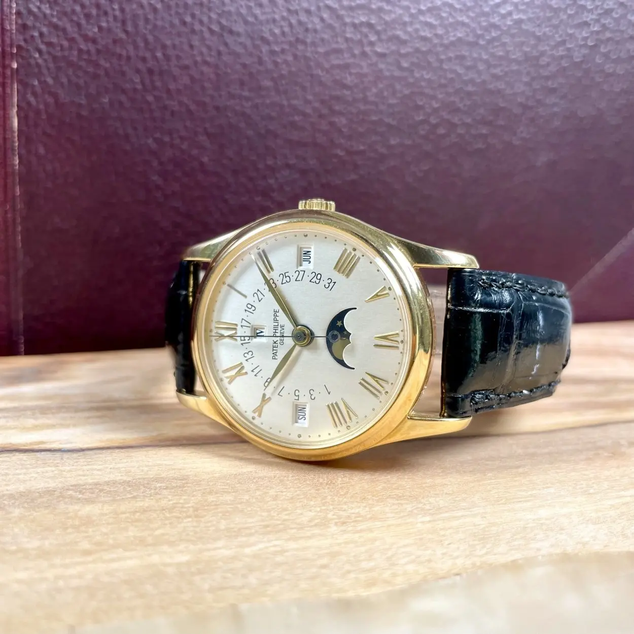 Patek Philippe Perpetual Calendar 5050 35mm Yellow gold Silver 15