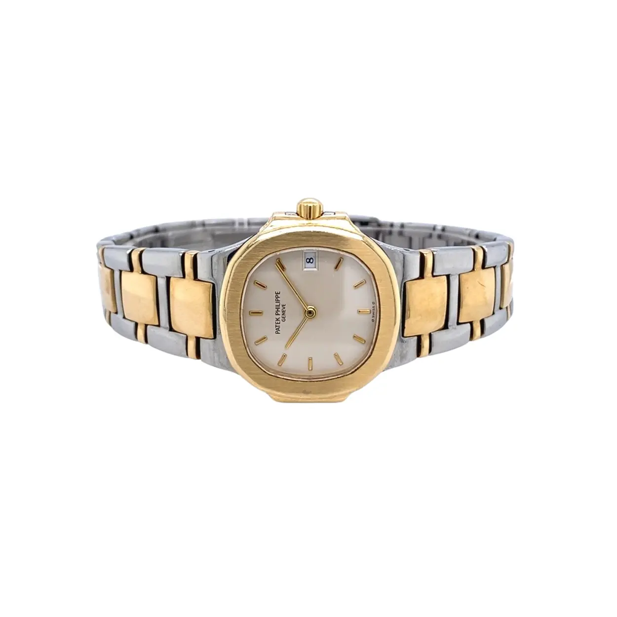 Patek Philippe Nautilus 4700 27mm Yellow gold and Stainless steel Cream