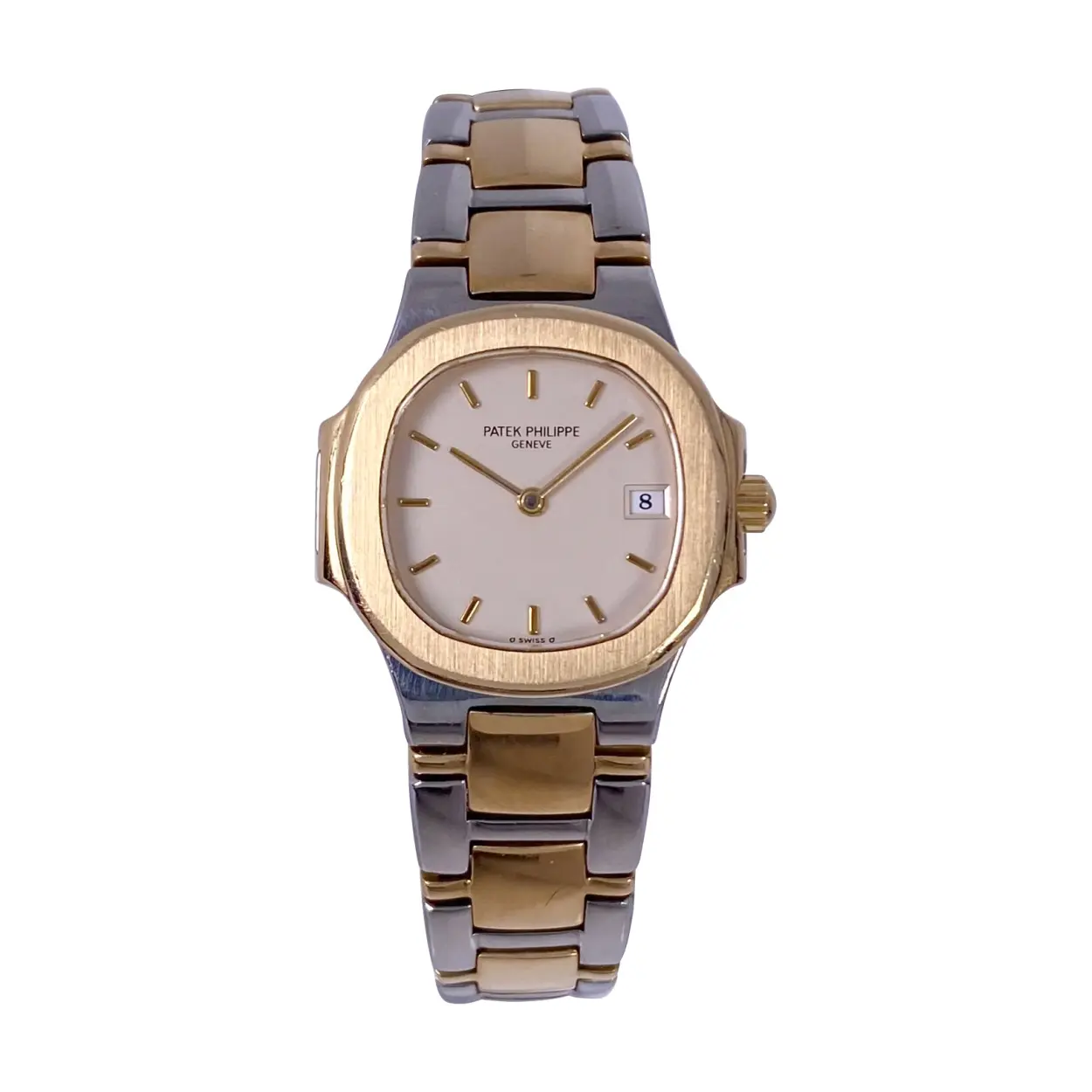 Patek Philippe Nautilus 4700 27mm Yellow gold and Stainless steel Cream 7