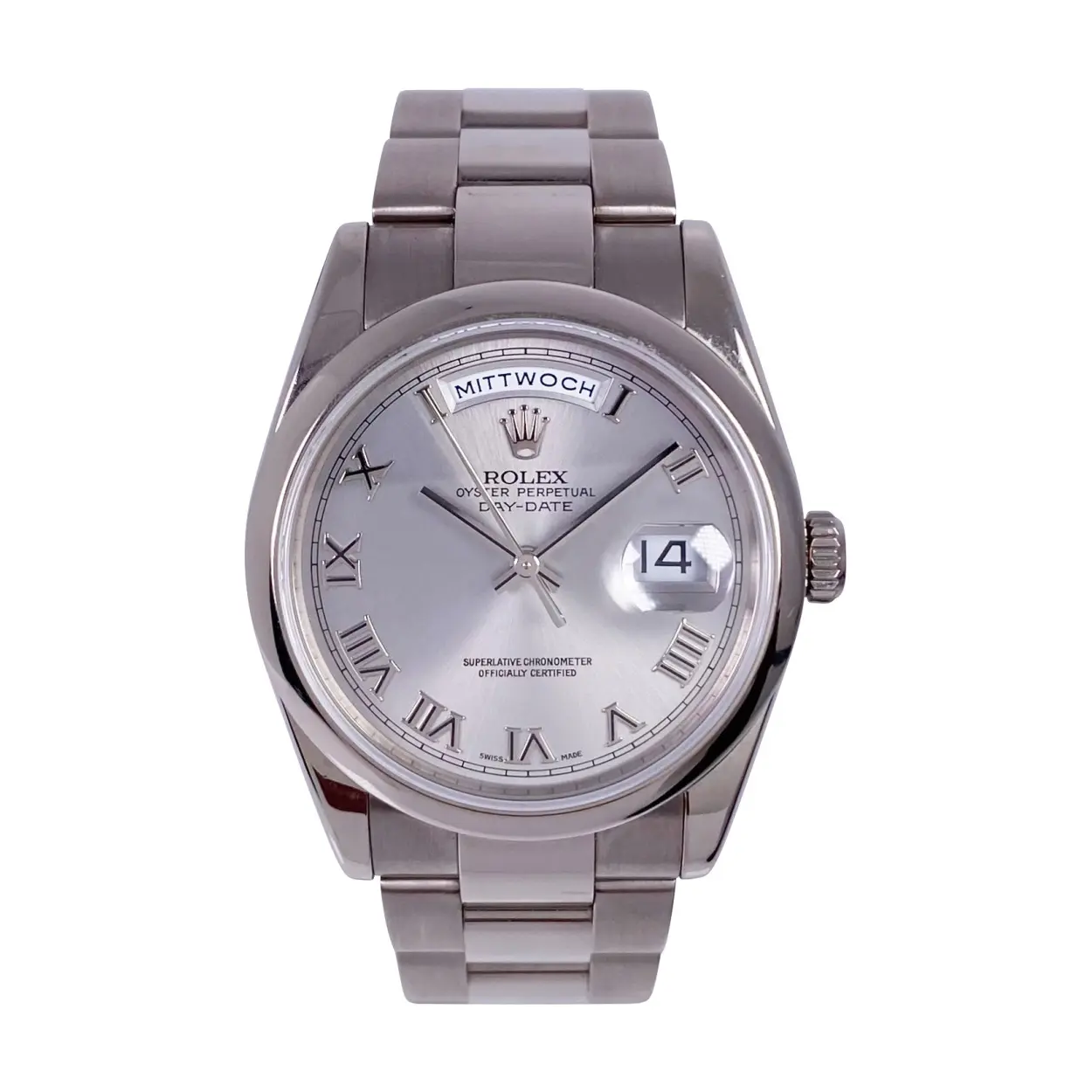 Rolex Day-Date 36 118209 36mm White gold Gray 3