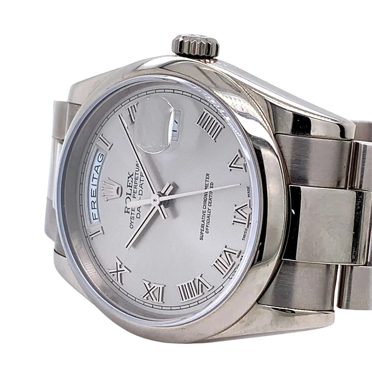 Rolex Day-Date 36 118209 36mm White gold Gray 1