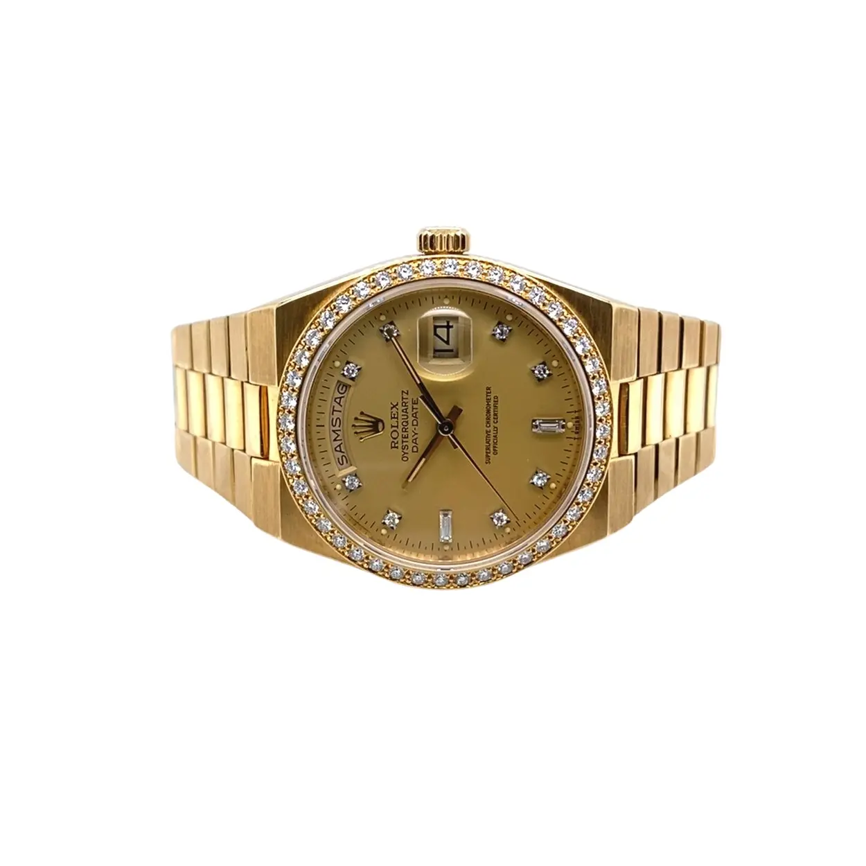 Rolex Day-Date Oysterquartz 19018 36mm Yellow gold Gold