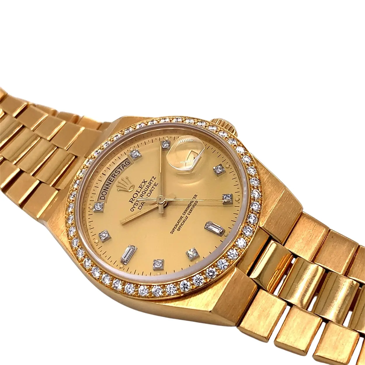 Rolex Day-Date Oysterquartz 19018 36mm Yellow gold Gold 8