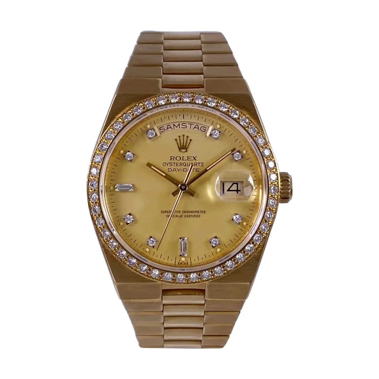 Rolex Day-Date Oysterquartz 19018 36mm Yellow gold Gold 3