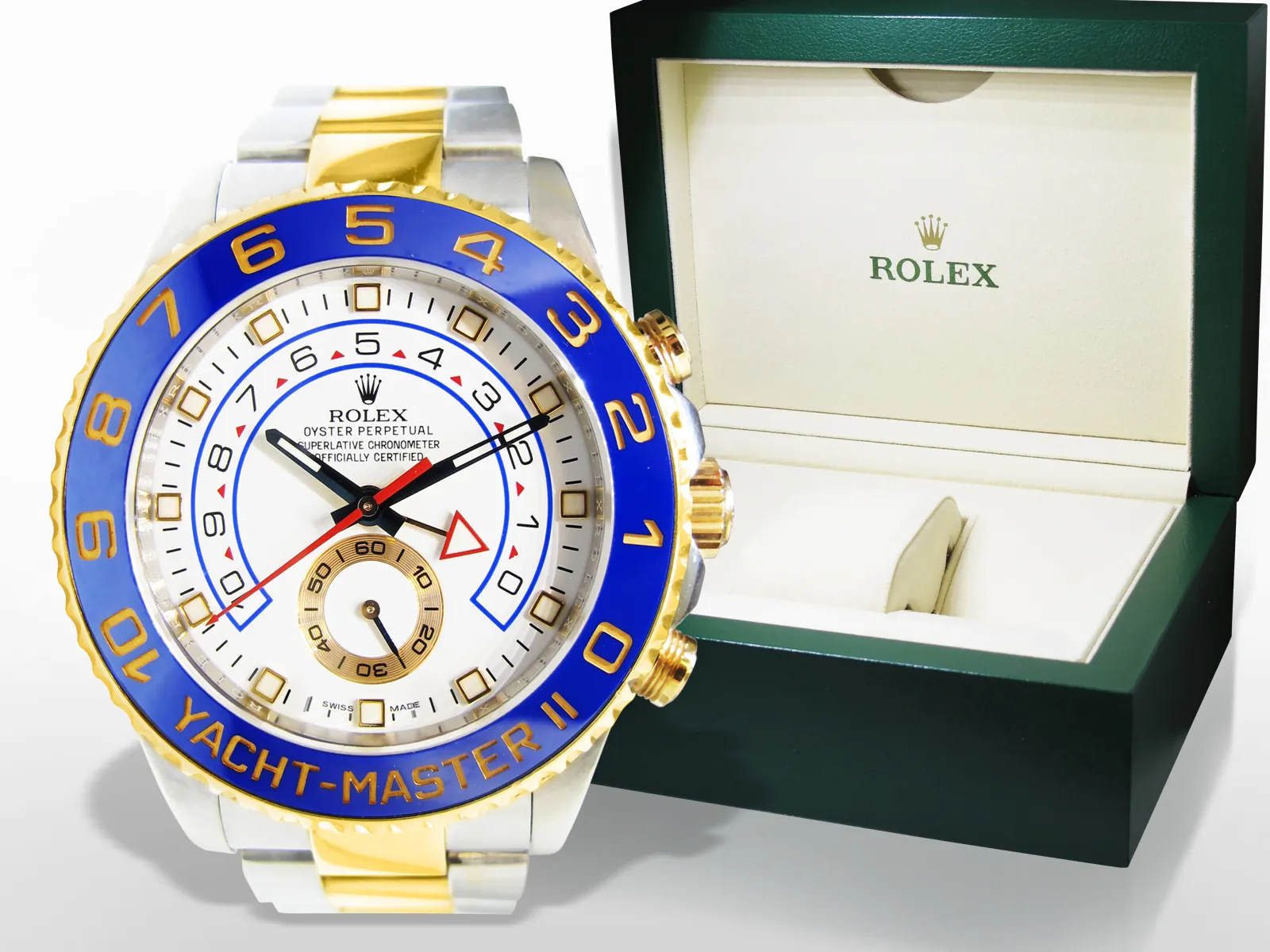 Rolex Yacht-Master II 44mm Rose gold and Stainless steel White 1