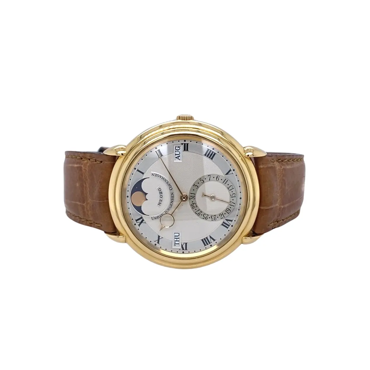 Urban Jürgensen 2 38mm Yellow gold Silver