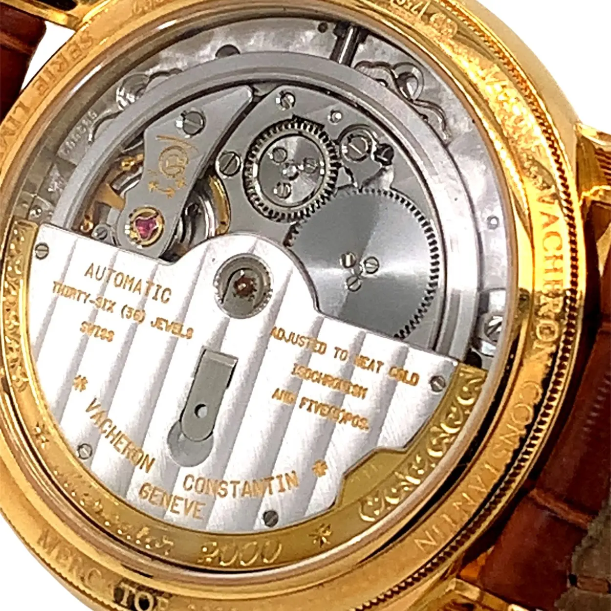 Vacheron Constantin Mercator 43050/000J-8806 36mm Yellow gold Enamel 11