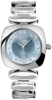 Glashütte Lady Collection 1-03-02-06-12-14 Stainless steel Blue and White